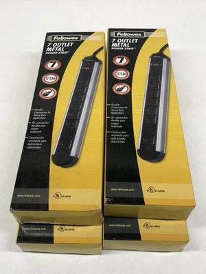 FELLOWES 7 outlet metal power strip Everyday Essential - Image 1 of 2