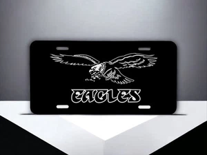 Philadelphia Eagles Aluminum Laser Engraved Front License Plate! - Foto 1 di 3