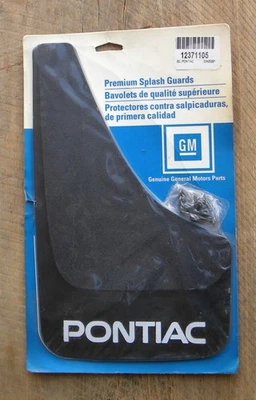 Vintage GM Pontiac Premium Splash Guards, 1 Pair, Part # 12371105, Sealed, NOS Foto 1 de 4