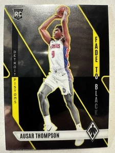 2023-24 Panini Phoenix Ausar Thompson Fade To Black #9 Detroit Pistons - Picture 1 of 2
