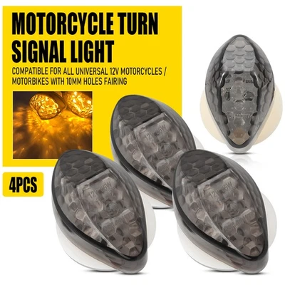 Front Rear Turn Signal Amber Light For Kawasaki Vulcan VN 800 900 1500 1600 1700 — 第 1/4 张图片