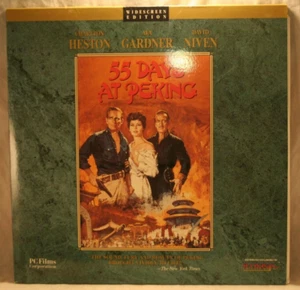 Laserdisc w * 55 Days at Peking *AC-3 Charlton Heston Ava Gardner David Niven WS - Picture 1 of 2