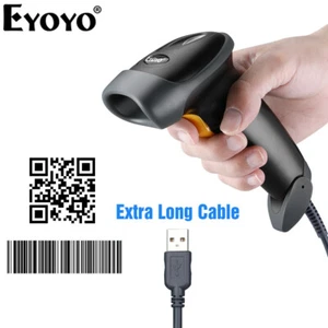 Eyoyo USB Wired Handheld 2D QR Code Barcode Scanner PC Reader Automatic Scanning - Picture 1 of 24