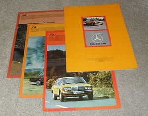 Mercedes 200 230 250 Series Brochure 1976 W123 - Rare - Picture 1 of 1