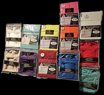 Juego de Sábanas Queen - Eco - 6 Piezas Ashley Taylor Bolsillo Profundo Bambú Esencia Foto 1 de 4