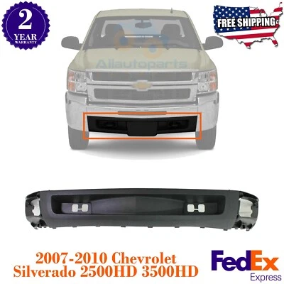 Parachoques delantero cenefa inferior para Chevrolet Silverado 2500HD 3500HD 2007-2010 Foto 1 de 4