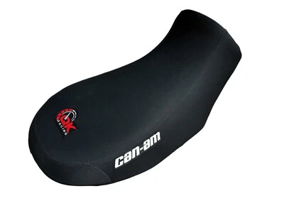 Cubierta de asiento Can Am Outlander GEN 1 500 650 800 con pinza múltiple 2006-2012 negra Foto 1 de 4