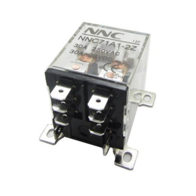 DC 12V 24V AC 220V Coil High Power Relay 30A DPDT 2 NO + 2 NC 8 Pins Screw Mount - Image 1 of 4