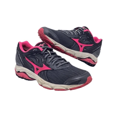 Mizuno Wave Inspire 14 Women’s Size 9 Gray/Pink/White - Image 1 of 4