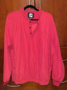 Cortavientos FootJoy FJ Golf Grande 1/4 Snap Manga Larga Capital City Club - Imagen 1 de 9
