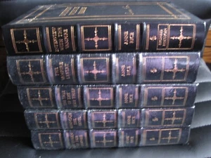 ANNE RICE SIGNED - THE VAMPIRE CHRONICLES 5 VOLUMES EASTON PRESS LEATHER SEALED - Picture 1 of 16