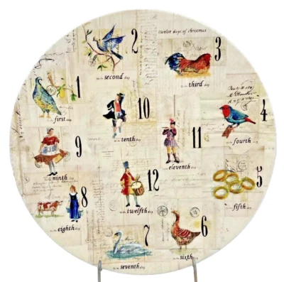 Williams Sonoma 12 Días de Navidad Plato / Plato Marc Lacaze 13.5" 2010 Foto 1 de 4