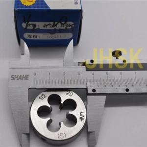 2 Stück HSS Rechtshand Schneideisen 1/2-20 UNF Schneideisen Gewinde 1/2-20 US MATRIZE Hervorragende Qualität - Bild 1 von 3