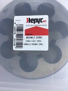 Troquel de rosca BSW 2 D90 herramientas hepícicas corte de rosca HSS DIN223 herramienta de acero - Imagen 1 de 7
