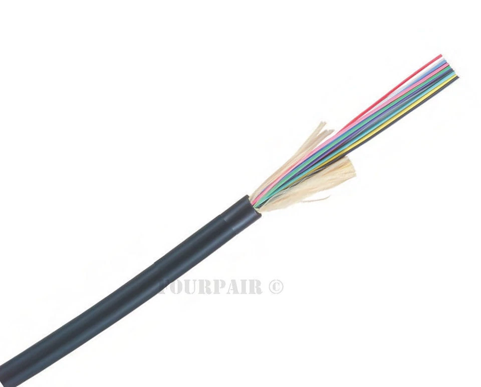 Indoor/Outdoor 6-Strand Singlemode Fiber Optic Cable - Custom Cuts per 10ft - Image 1 of 1