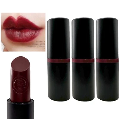3 Pack Essence Ultra Last Instant Colour Creamy Lipstick 15 Burgundy Spirit - Image 1 of 4