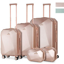 3/5 Pcs Set Luggage Suitcase Spinner Clearance Hardshell Lightweight TSA Lock