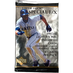 1998 Upper Deck Special F/X Baseball Enhanced Cards Unopened Factory Sealed Pack