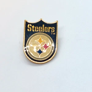 1984 Pittsburgh Steelers Pin Shield Lapel Enamel Collectible - Picture 1 of 3