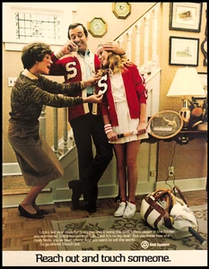 Vintage 1982 Bell Telephone System Teen School Letter Reach Out Touch PRINT AD - Picture 1 of 1