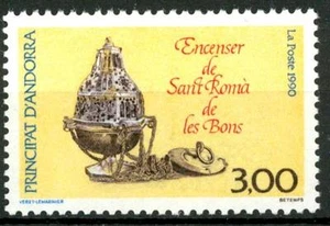FRENCH ANDORRA - ANDORRA FRANÇAISE - 1990 - Heritage d'Andorra.Turibolo - Bild 1 von 1