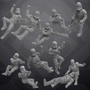 Star Wars Legions Miniatures - Clone Airborne LAAT Patrol Crew - Picture 1 of 6