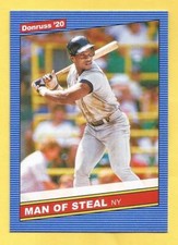 RICKEY HENDERSON Singles & Inserts (with Pictures) / You Pick The Cards