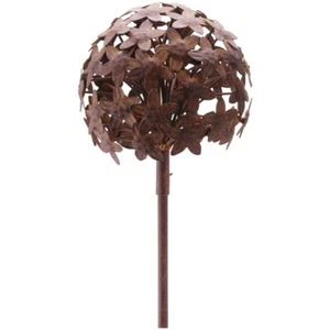 Gartenstecker Zierlauch 16 x 16 x 111 cm rusty Metall Garten Deko Geschenk - Bild 1 von 1