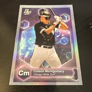 Colson Montgomery 2022 Bowman Platinum Precious Elements #PE-4 Chicago White Sox - Imagen 1 de 2
