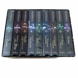 BASEBALL Ken Burns   [VHS TAPE Series] Box Set 9 Tapes Like New - Picture 1 of 4
