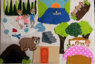 FELT BOARD/ STORY RHYME TEACHER RESOURCE - Special Order For Nadene - image 1 of 4