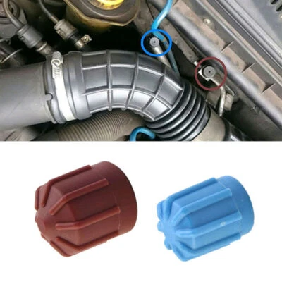 2x Car A/C Valve Cap Air Conditioning Valve Core Set Valve Dust Cover High / Low - Image 1 of 4