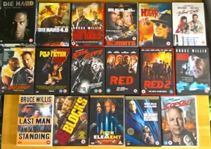 Bruce Willis DVD Collection Die Hard 1-5 Red 1 2 Sin City Pulp Fiction more R2 - Picture 1 of 1