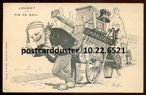 Artista - VERDADERAMENTE Postal Años 1910 FRANCIA Política Humor PM EMILE LOUBET Caricatura - Imagen 1 de 2