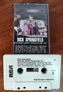 Rick Springfield Success Hasn't Spoiled Me Yet Cassette - Picture 1 of 4