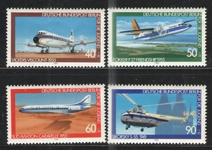 Germany - Deutsche Bundespost Berlin 1980 Sc# 9NB164-167 MNH F - Aviation - Picture 1 of 1