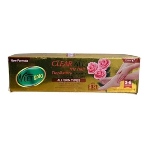 Veet Gold Clear All Depilatory Cream 100ml - Picture 1 of 3