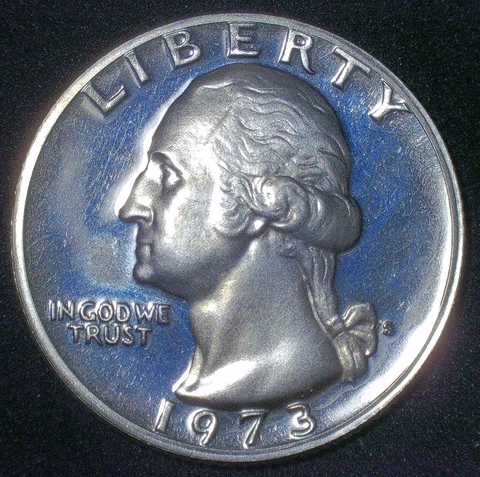 1973 S Washington Quarter Proof Uncirculated US Coin 25c FREE SHIPPING! Cover