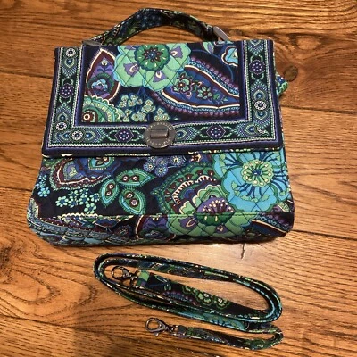 Vera Bradley Blue Rhapsody Julia Bag With Turn Lock - Image 1 of 4