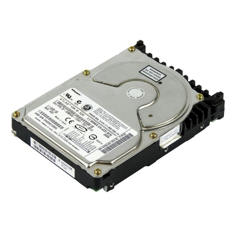 Hard Drive Dell 03M330 KU36L461 36GB 10K SCSI U320 3.5'' - Image 1 of 3