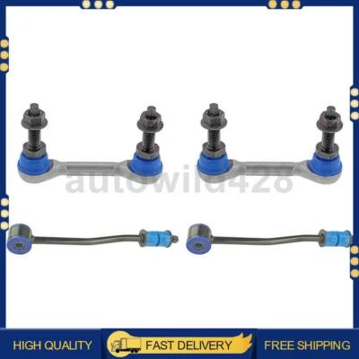 4 Mevotech Sway Bar Link Kit Front Rear For Ford E-150 2008 2009 2010 2011 2012 - Image 1 of 4