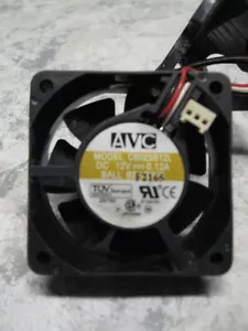 AVC C6025B12L Desktop Computer Cooling Fan 12V 0.12A 3 Wire - Picture 1 of 2