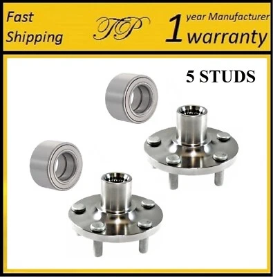 Buje y cojinete de rueda delantera aptos para Scion tC 2005 2006 2007 2008 2009 2010 (par) Foto 1 de 2