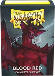 DRAGON SHIELD Blood Red 100 Matte CARD SLEEVES DECK PROTECTORS MTG - Picture 1 of 4