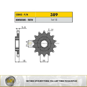 DUCATI MONSTER 900 DE 1993 A 1999 RITZEL SUNSTAR DIVISIÓN 520 CON 15 DIENTES - Imagen 1 de 1