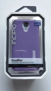 INCIPIO Dualpro Dual Layer Hard Shell Case for Samsung Galaxy S4 Purple NEW - Picture 1 of 3