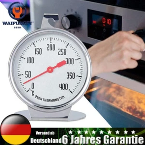 Ofenthermometer Edelstahl für Aufhängen Hinstellen Backofen Grillthermometer DHL - Bild 1 von 13