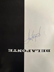 LIBRO DE PROGRAMA VINTAGE AUTOGRAFIADO/FIRMADO DE HARRY BELAFONTE - CERTIFICADO DE AUTENTICIDAD JSA - Imagen 1 de 5