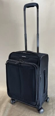 Samsonite Silhouette 17 Black 21" Carry-on Expandable Softside Spinner Suitcase - Image 1 of 4