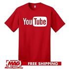 YOUTUBE ROTES T-SHIRT You Tube Tech Shirt T-Shirt Kanal Video Upload Logo